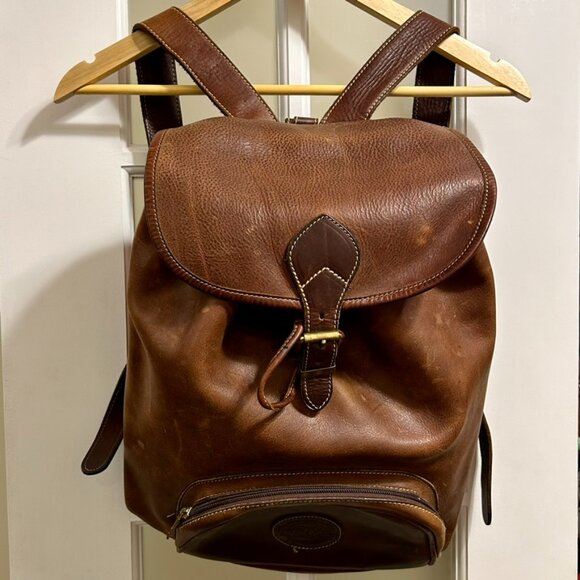 Roots Handbags - roots vintage leather backpack
